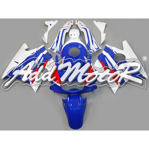 For cbr600 f2 91-94 1991-1994 abs fairing white blue  2113a