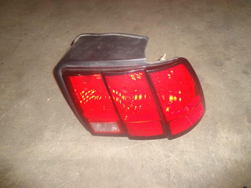 99-04 mustang cobra tail light lens w/ harness passenger oem 00 01 02 03