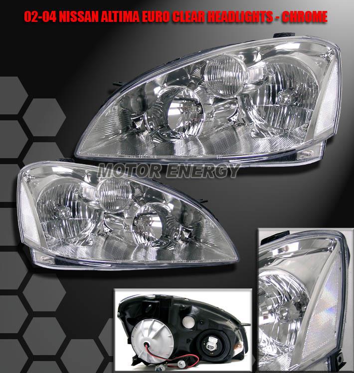 2002-2004 nissan altima s/se jdm crystal headlight 2003