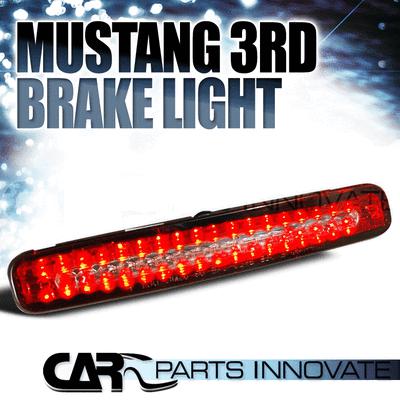 2005-2009 ford mustang red lens led 3rd brake light stop lamp