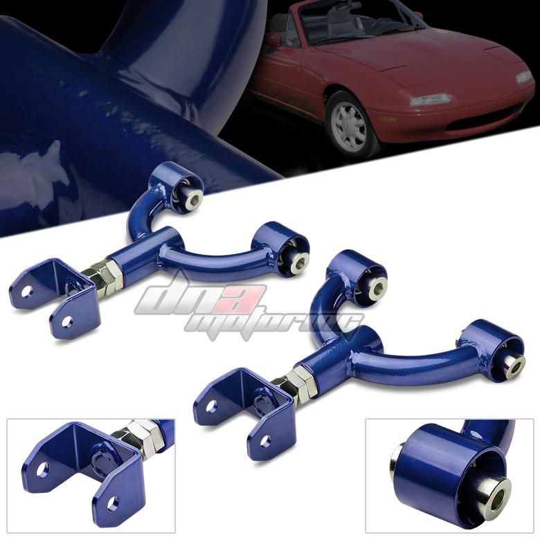 90-05 mazda miata mx-5 mx5 nc blue rear upper camber control arm suspension kit