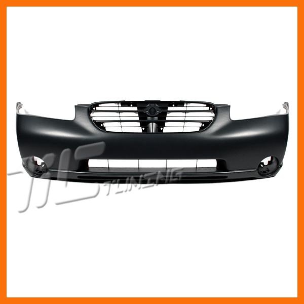 00 01 nissan maxima sedan front bumper facial cover primed plastic se gxe