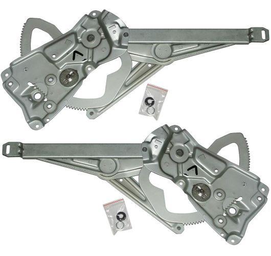 92-98 bmw e36 3 series front power window regulators left & right pair set