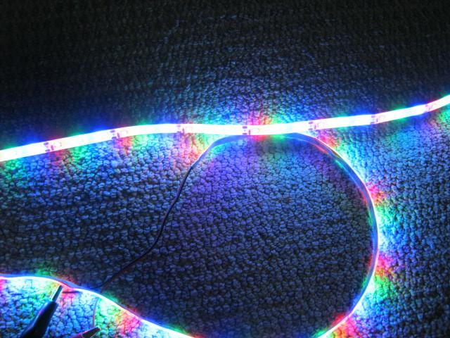 2pcs 30cm 1ft car vehicle 18smd led rgb waterproof flexible strip` lights lamp