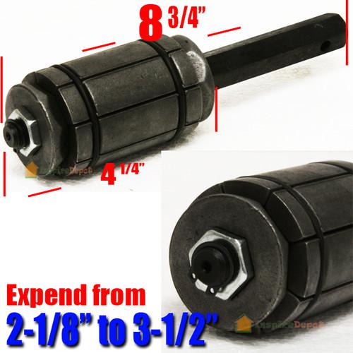 Large exhaust muffler tail pipe expander 2-1/8" to 3-1/2" auto work motorcycle