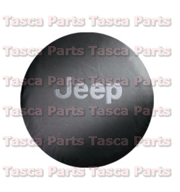 Oem black denim spare tire cover w/jeep logo 2007-2014 jeep wrangler #82209953ab