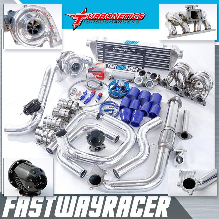 Civic integra b-series t3/t4 t04e turbo kit w/ turbonetics turbo t3 stage 3 63ar