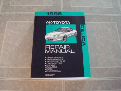 1998 toyota celica factory workshop shop service repair manual book