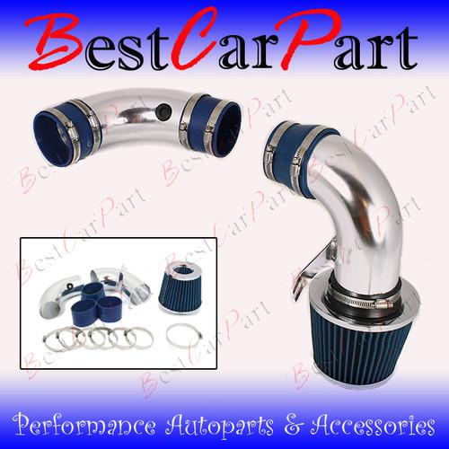 Bcp blue 96-05 sonoma/hombre/bravada 4.3 v6 cold air intake induction kit+filter