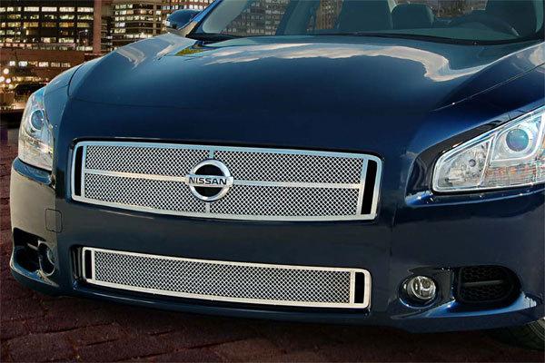 Nissan maxima upper chrome fine mesh grille (grill)