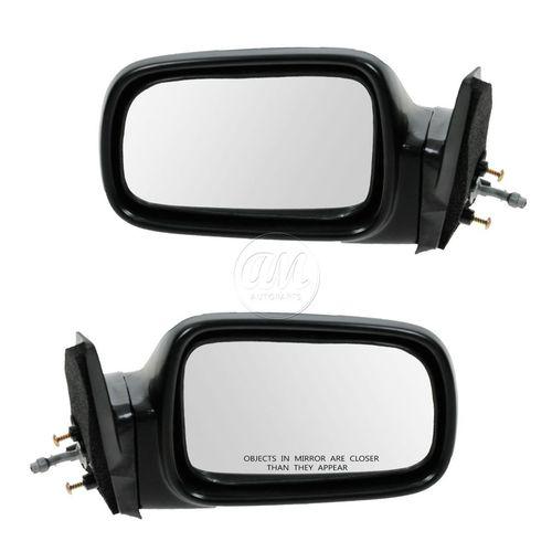 89 -91 honda civic hatchback manual remote side view mirror pair set of 2 new