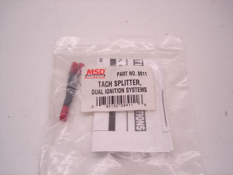 New nascar msd 8911 tachometer splitter adapters for dual ignition system boxes