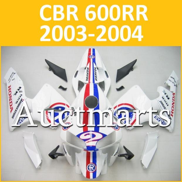 Fit honda 03 04 cbr600rr cbr 600 rr 2003 2004 fairing kit abs plastics a29 b12