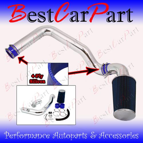 Bcp blue 08-12 accord 3.5l v6 cold air intake induction kit + filter