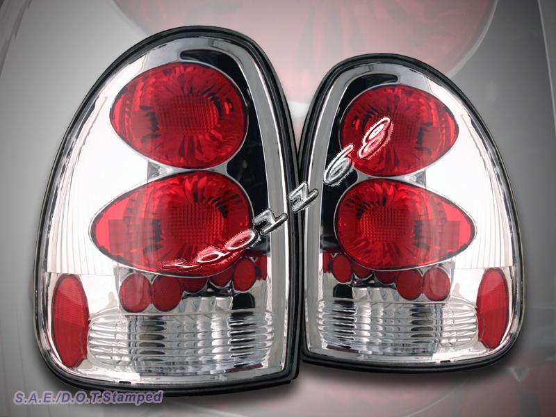 1996-1999-2000 dodge caravan durango tail lights clear 98 97