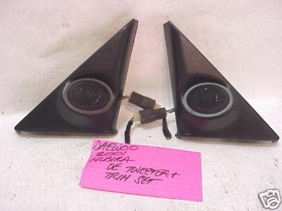 Daewoo nubira 01 2001 door pillar tweeter set