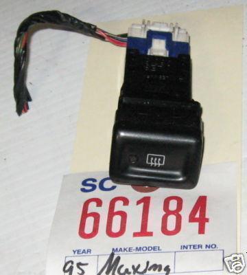 Nissan 95 maxima rear window defog defrost switch 1995