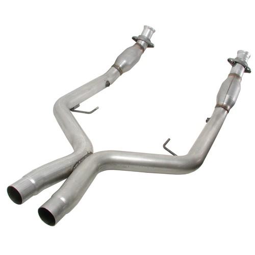 Bbk performance 1770 extracter series high-flow mid pipe 05-10 mustang