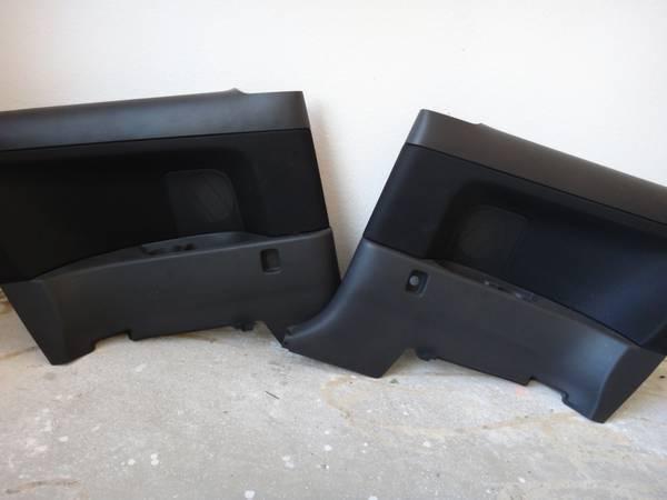 2010 tc right passenger side & left driver side seat quarter panel interior trim