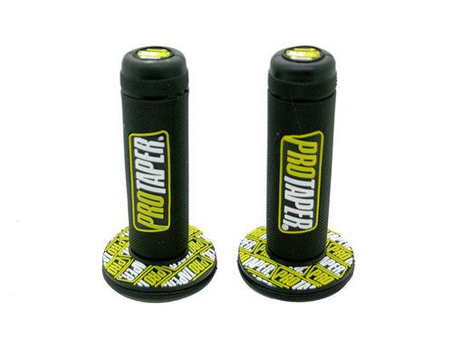 Pro taper pit bike hand grips yellow 110cc 125cc 140cc 160cc fits many bikes