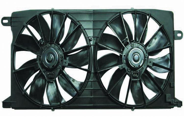 Depo replacement ac condensor radiator cooling fan 00-05 pontiac bonneville