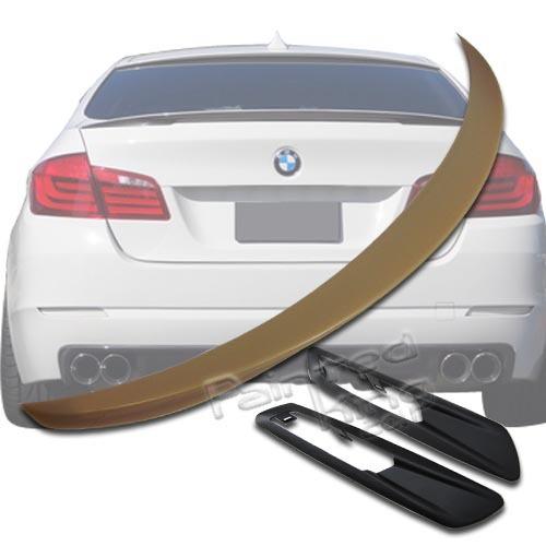 Unpainted bmw f10 5er performance p-type trunk spoiler & side fender cover