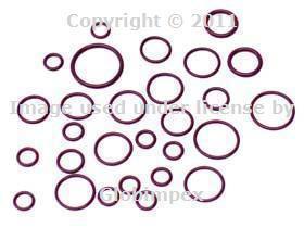 Audi a4 a6 a8 s4 s6 a/c o-ring rapid seal kit santech new + 1 year warranty