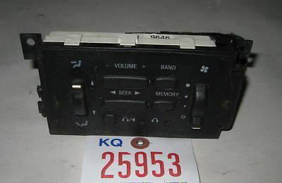 Ford 97 explorer rear stereo control panel black 1997