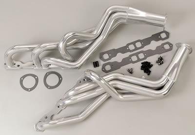 Hooker super comp headers full-length silver ceramic coated 1 3/4" primaries