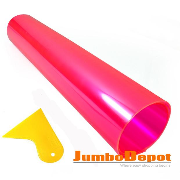 12" x 58" pink vinyl film for car suv headlight tail light fog lamp cover sheet