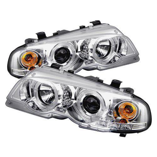 00-03 bmw e46 3-series 2 door 01-06 m3 halo led projector headlights head lights