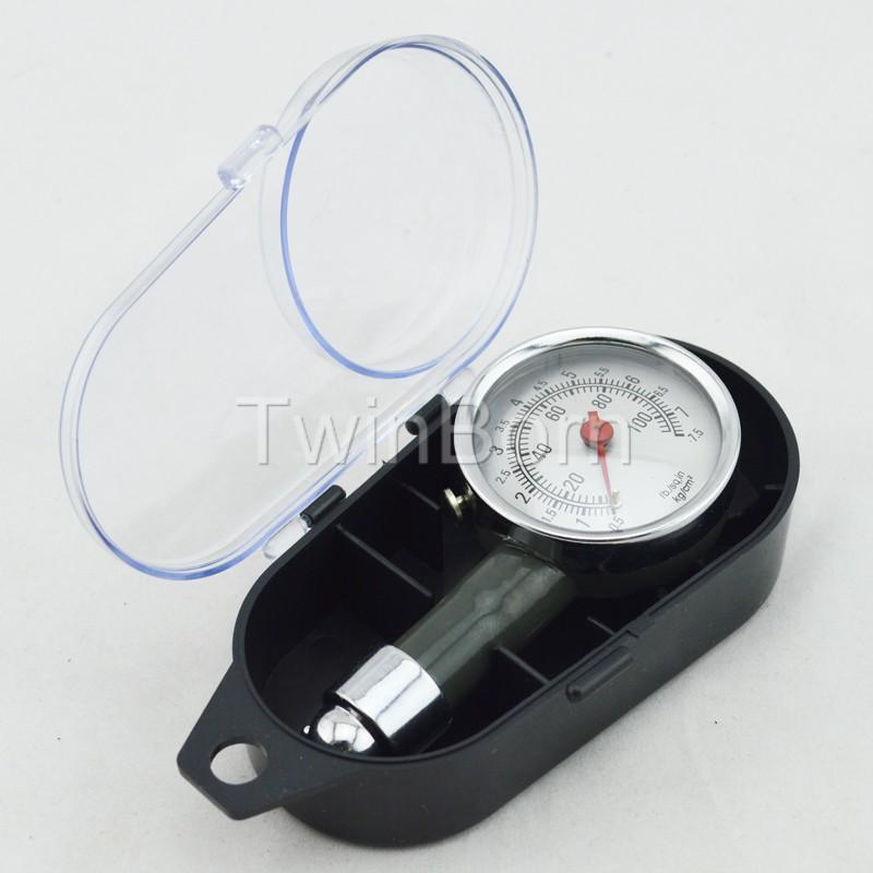 Auto metal portable type precision tire air pressure meter gauge monitor