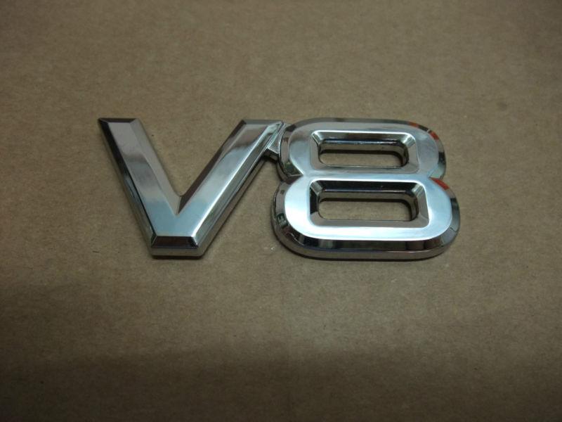 V8 car emblem chrome badge suit lexus & toyota landcruiser