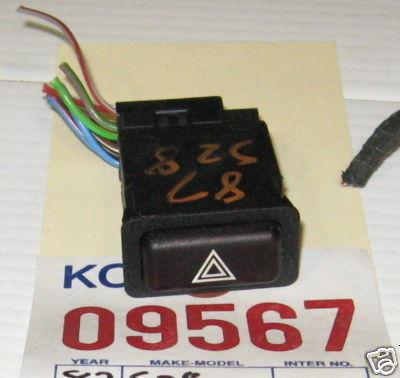 Bmw 87 528 hazard switch 1987 528e four way safety 1987