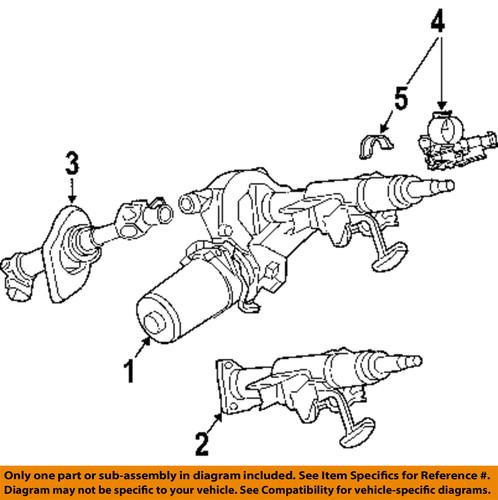 Saturn oem 10392737 steering column-ignition housing