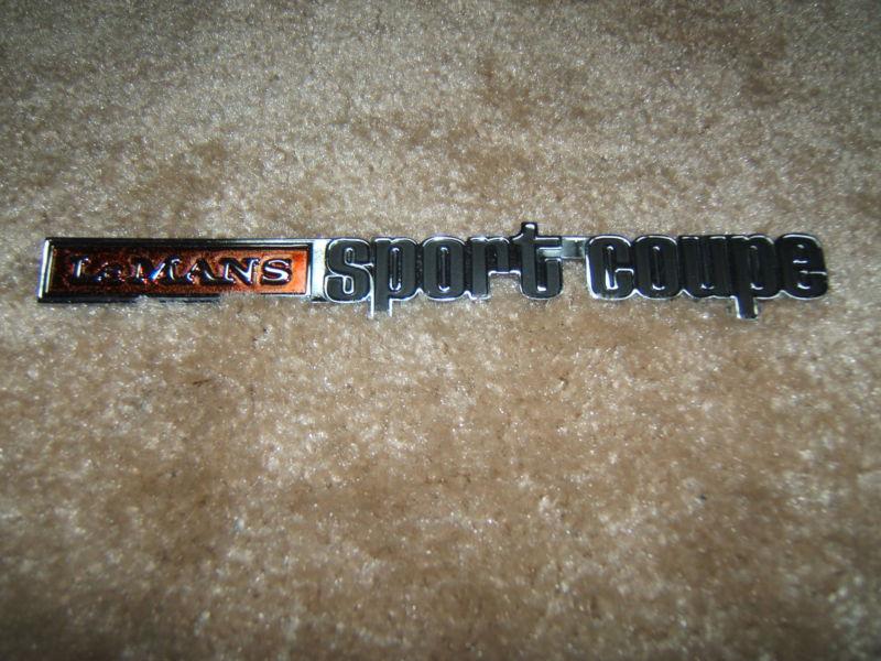  1973 1974 new pontiac lemans sport coupe trunk emblem 73 74 **free shipping** 