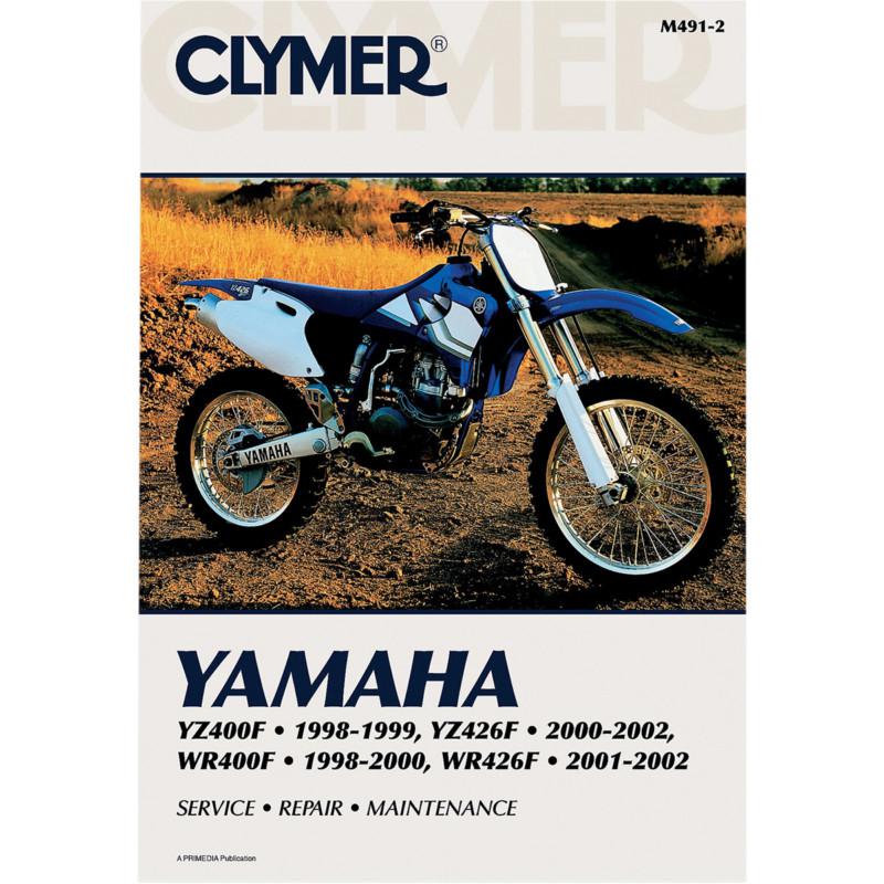 Clymer m491-2 repair service manual yamaha yz400f, yz426f, wr400f, wr426f 98-02