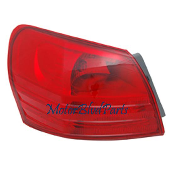 08-12 nissan rogue tail light rear combination lamp oe-style driver left lh side