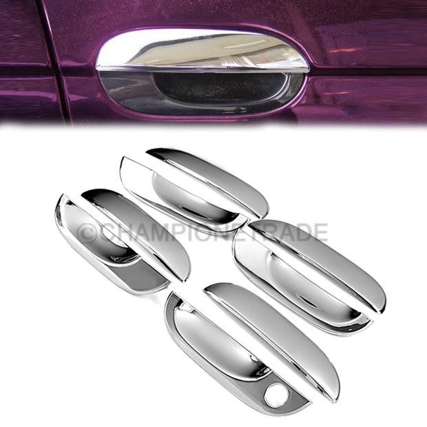 Chrome door side handle cover trim for bmw 7-series 740i 740il 750il 1995-2001