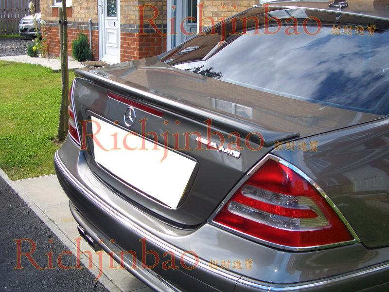 Painted l type trunk spoiler for mercedes benz mb c-class w203 sedan 2001 2007 ♠