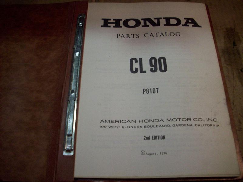 1974 honda cl90 parts catalog oem