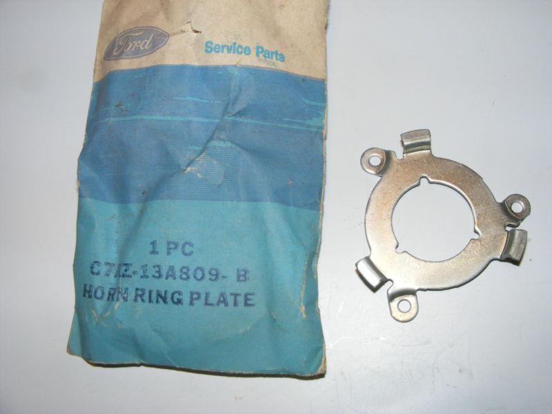 1967 ford horn ring retainer plate nos new old stock c7az-13a809-b