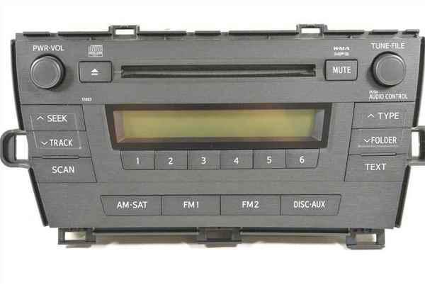 10 11 prius cd mp3 wma player radio 51883 oem lkq