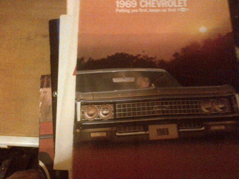 1969 chevrolet caprice/impala/bel air/biscane      brochure        -