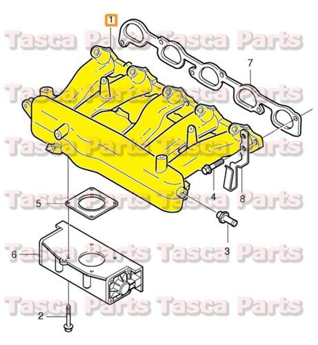 New oem turbo exhaust intake manifold 2001-2009 volvo s60 s80 v70 v70xc #8250393