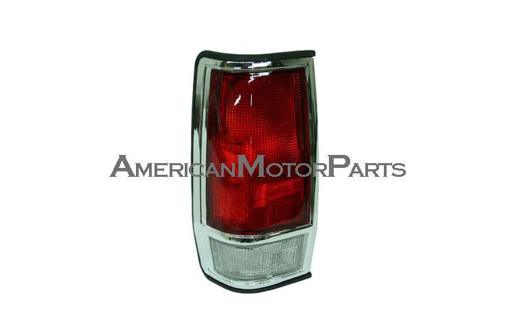 Tyc pair replacement chrome trim tail light 85-86 nissan pickup 720