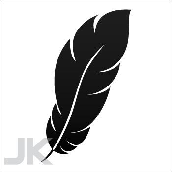 Decal sticker feather pinion wing plume rectrix bird covert 0502 kazz6