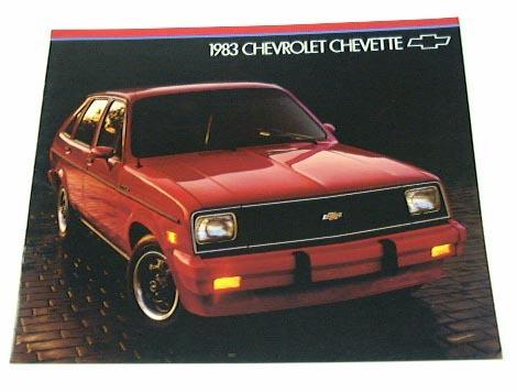 1983 83 chevrolet chevy chevette brochure