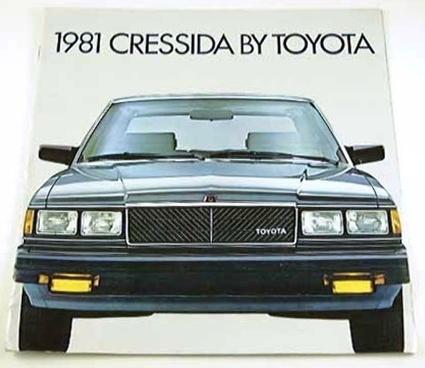 1981 81 toyota cressida brochure luxury sedan and wagon