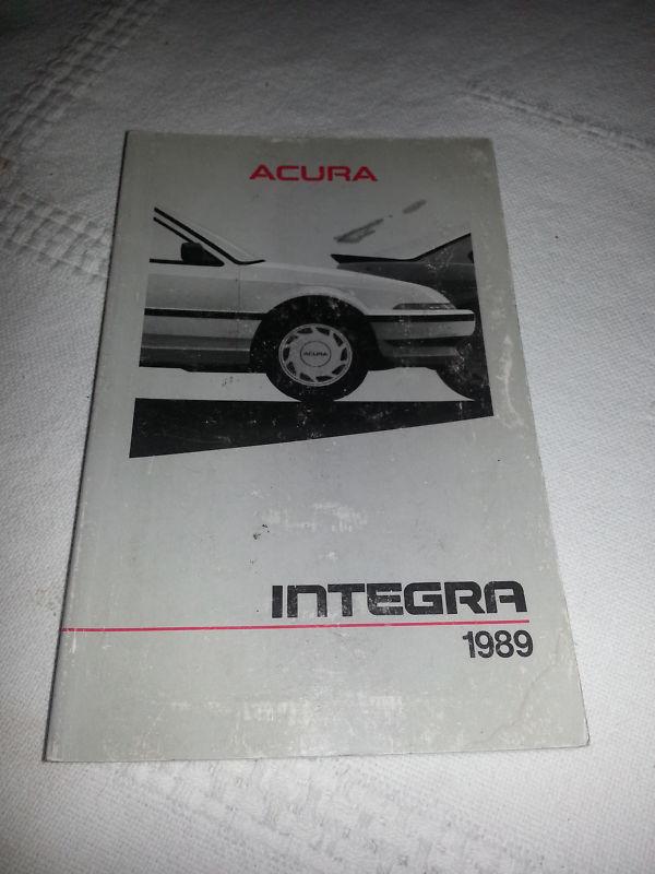 1989 acura integra owners manual 